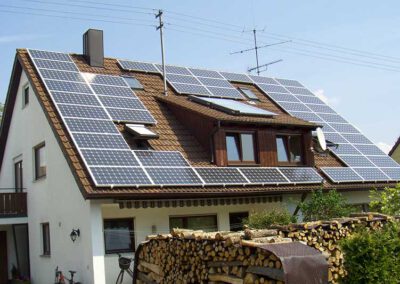 Auszüge Kundenprojekte - Neue Photovoltaik Anlage für Privatkunde