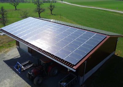 PV-Anlage für Solarstrom in der Landwirtschaft